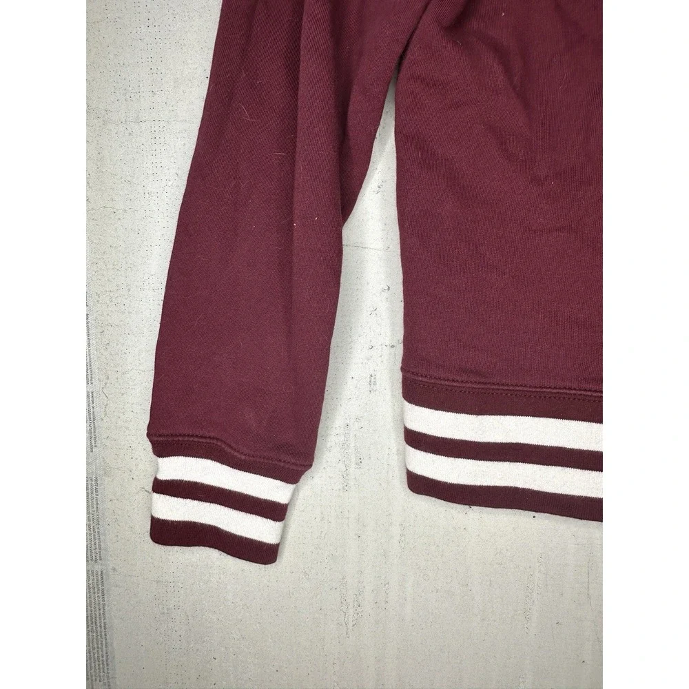 True Religion Brand Jeans TR Zip Maroon Hoodie | Tagged Size: S/P